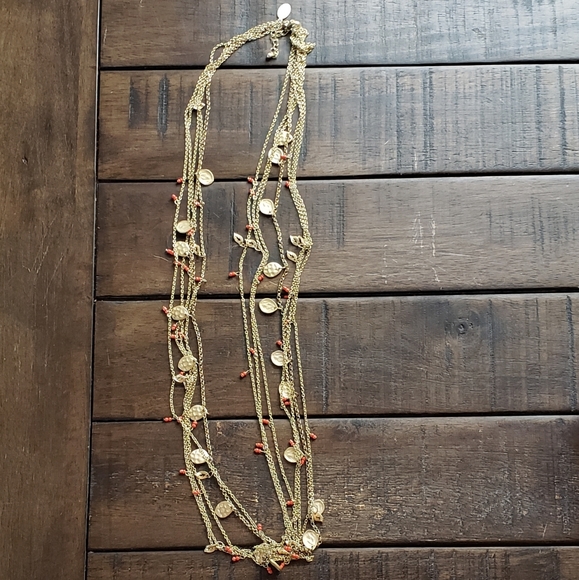 WHBM Leaf Necklace - Picture 5 of 5